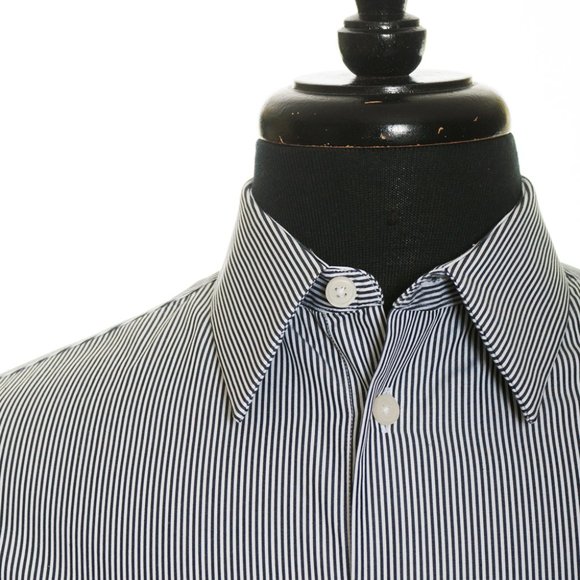 Givenchy Black and White Striped Dress Shirt - Picture 2 of 4